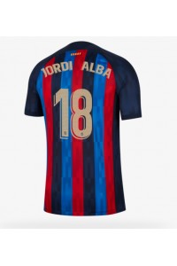 Barcelona Jordi Alba #18 Voetbaltruitje Thuis tenue 2022-23 Korte Mouw